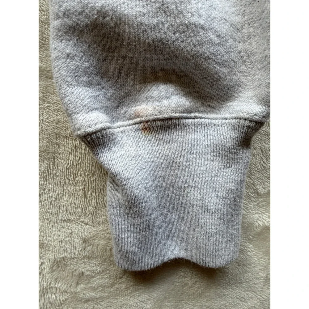 90s Vintage Champion Grey Temple Reverse Weave Sweatshirt Mens Small Excellent